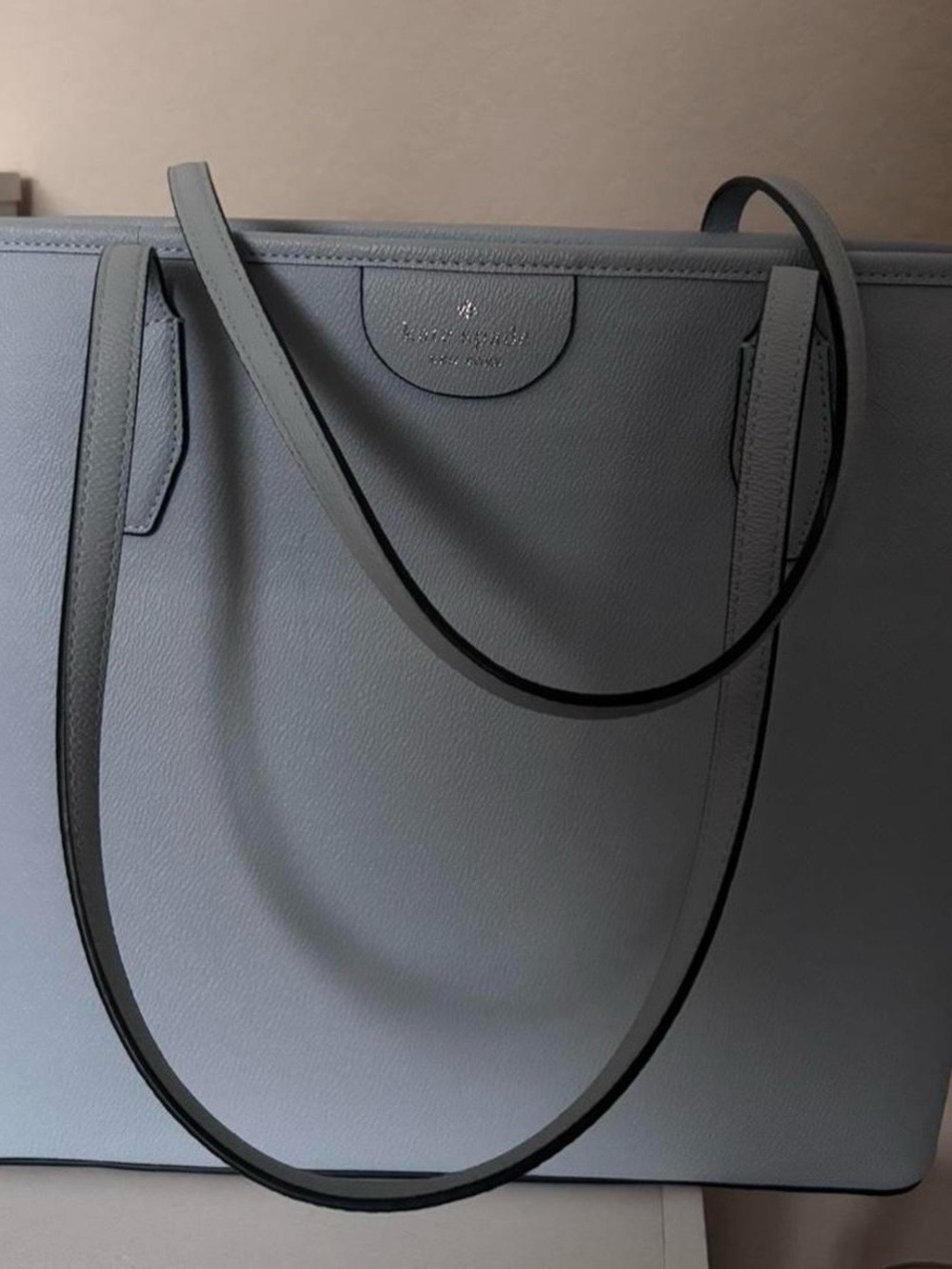 kate spade Gray Leather Tote
